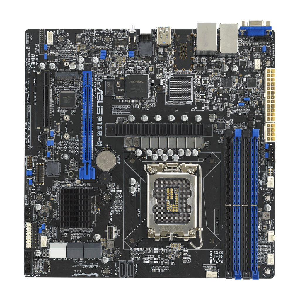 P13R-M,motherboard-2D-top-view