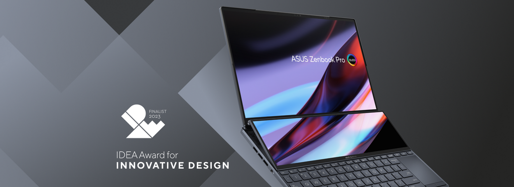 ASUS Zenbook Pro 14 Duo OLED Wins IDEA Recognition for Innovative Design