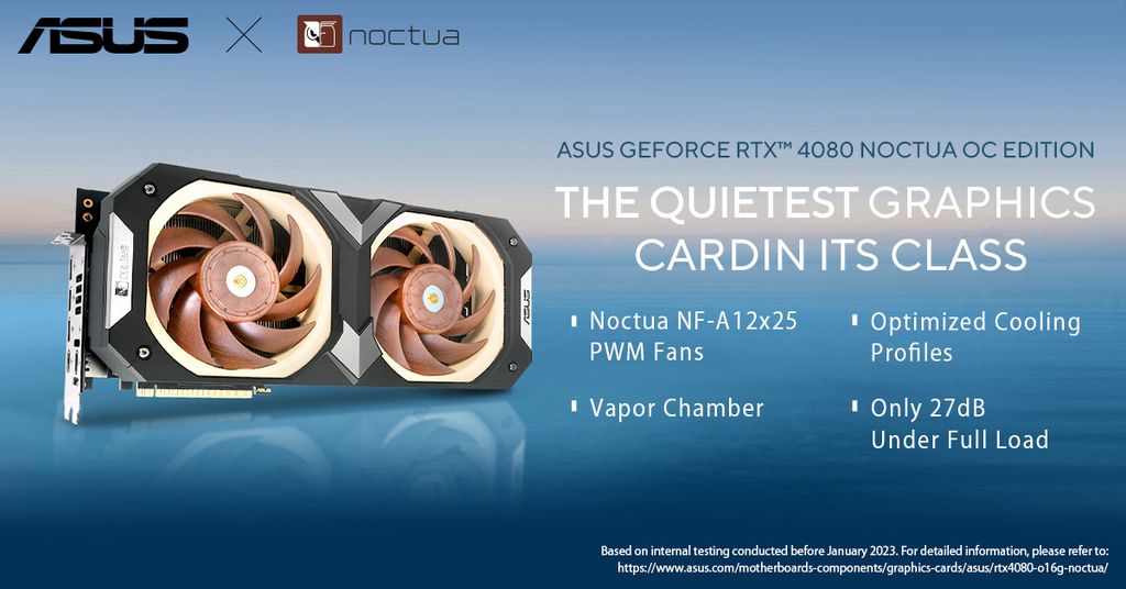 GeForce RTX 4080 Noctua OC Edition Graphics Card