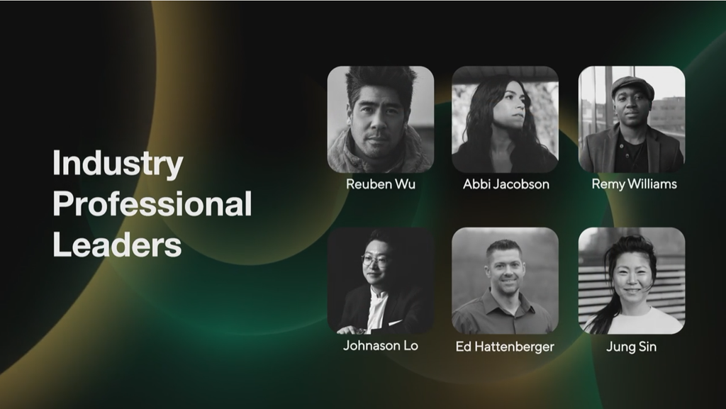 Expert jury from a wide range of creative fields: industry pros including visual artist Reuben Wu, producer and actor Abbi Jacobson, and YouTube star Jazza
