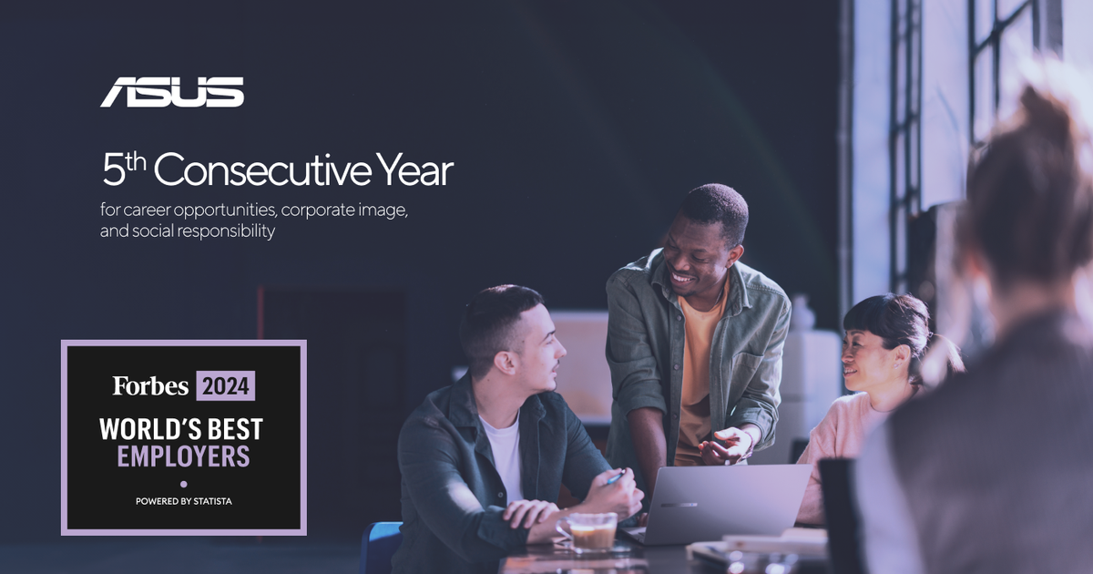 ASUS Achieves Forbes’ World’s Best Employers List for Fifth Consecutive Year