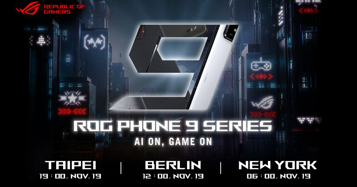 ASUS Republic of Gamers Announces ROG Phone 9 Series Launch Date