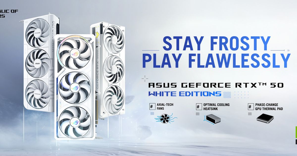 ASUS GeForce RTX 50 White Editions