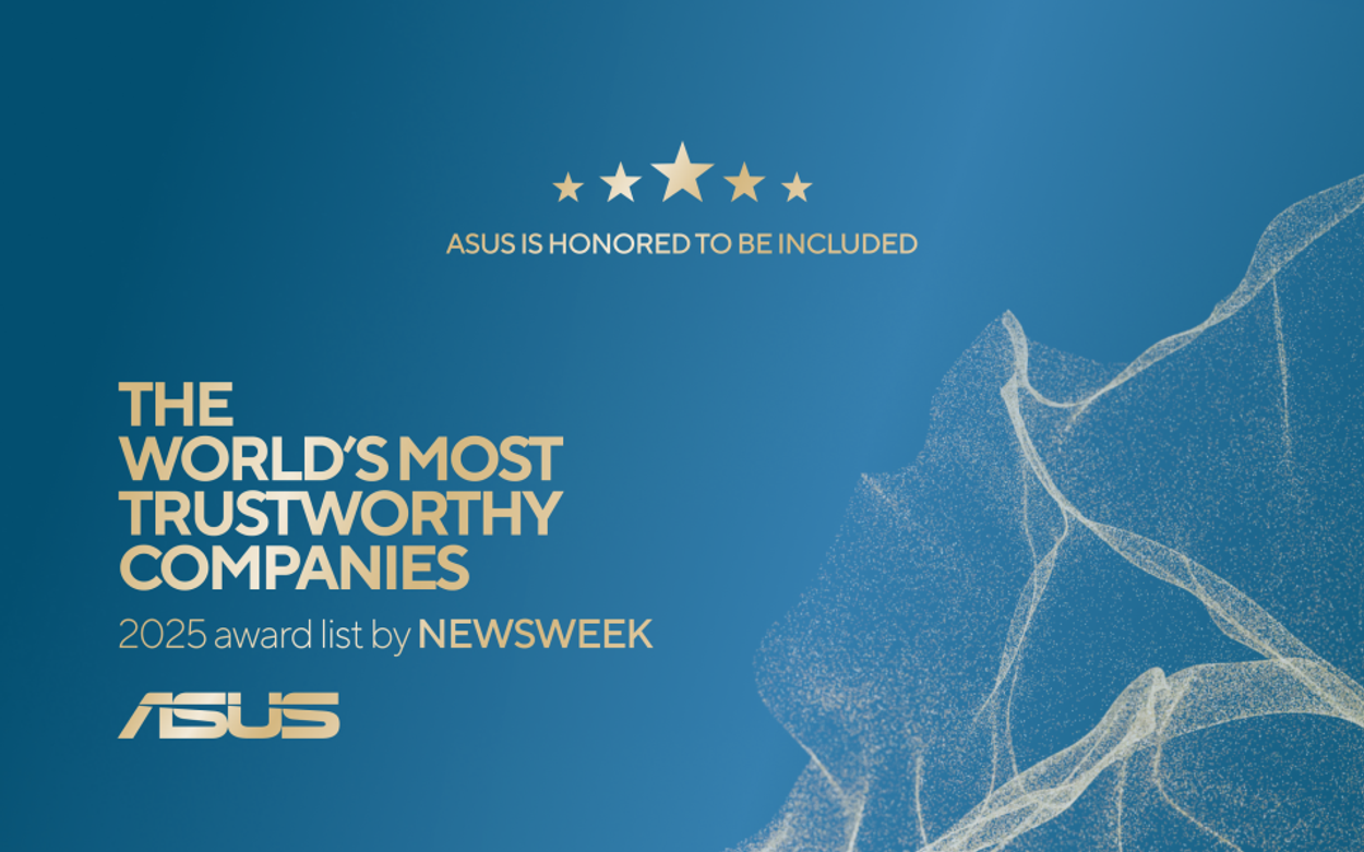 榮耀再臨！華碩獲2025《Newsweek》全球最受信賴企業
