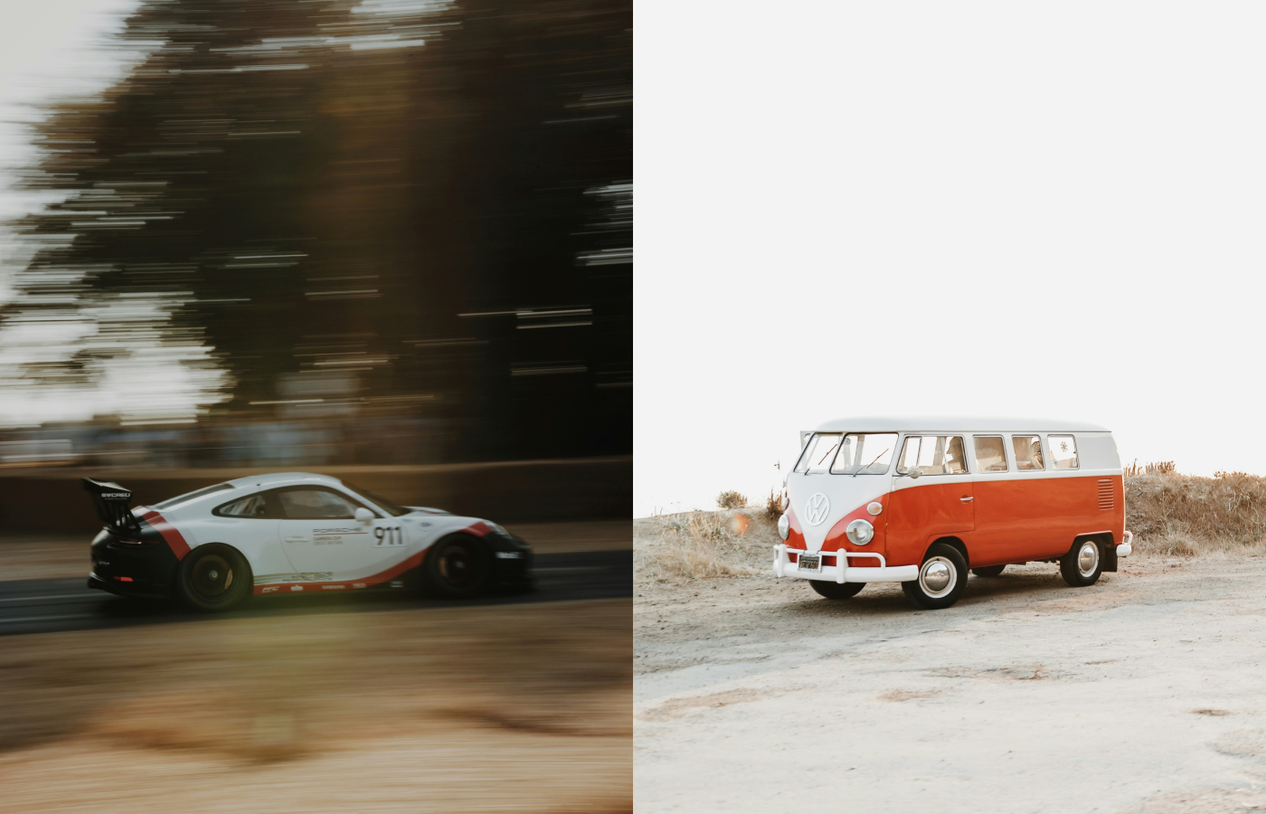 Racecar vs. Family Van