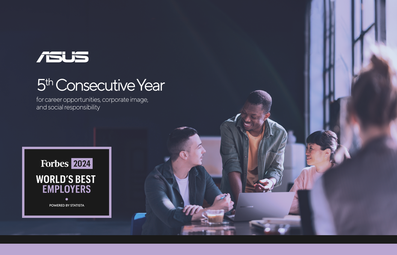 ASUS Achieves Forbes' World's Best Employers List for Fifth Consecutive Year