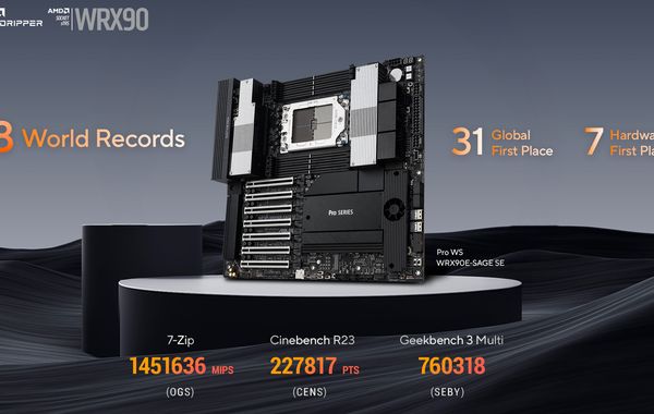 ASUS Announces New Performance Records for Pro WS WRX90E-SAGE SE