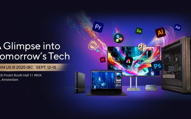 ASUS Unveils ProArt Displays, PC Solutions, and More at IBC 2025 