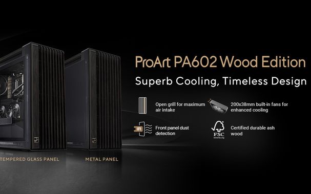 ASUS Introduces ProArt PA602 Wood Edition Chassis