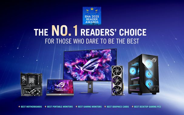 ASUS Wins Seven 2025 European Hardware Association Reader Awards 
