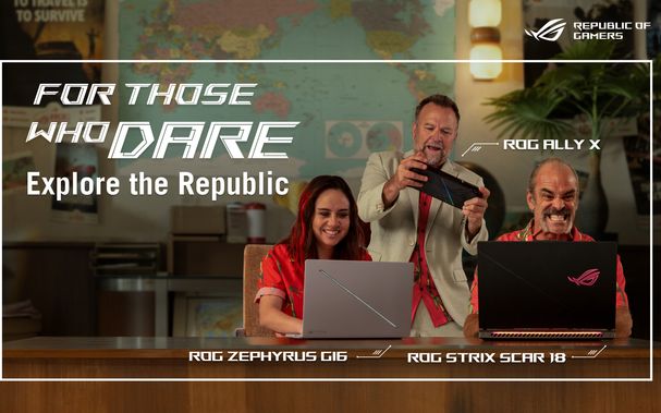 Explore the Republic: New ASUS ROG Video Stars Legendary Voice Actors at the ROG Travel Agency