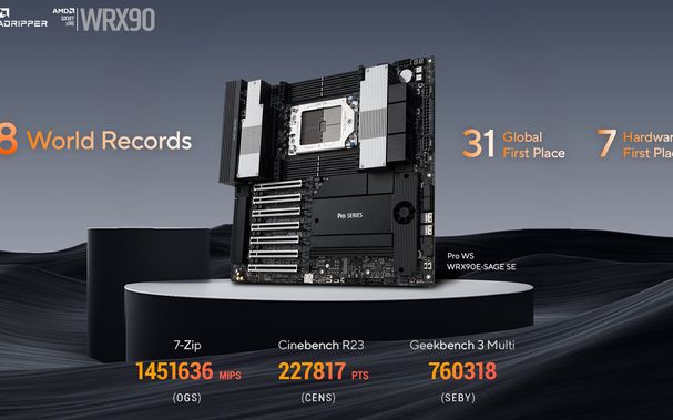 ASUS Announces New Performance Records for Pro WS WRX90E-SAGE SE 