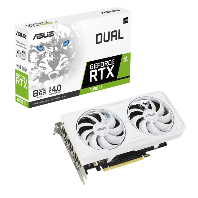 Dual Rt X3060 Ti 8 G D6 X White Box+vga
