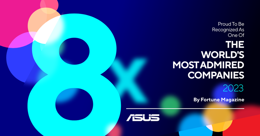 台灣之光!華碩八度榮登《財富》全球最受推崇公司