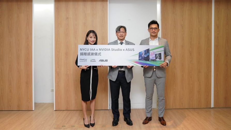 華碩與NVIDIA、陽明交大應藝所合作打造前瞻藝術學習環境。