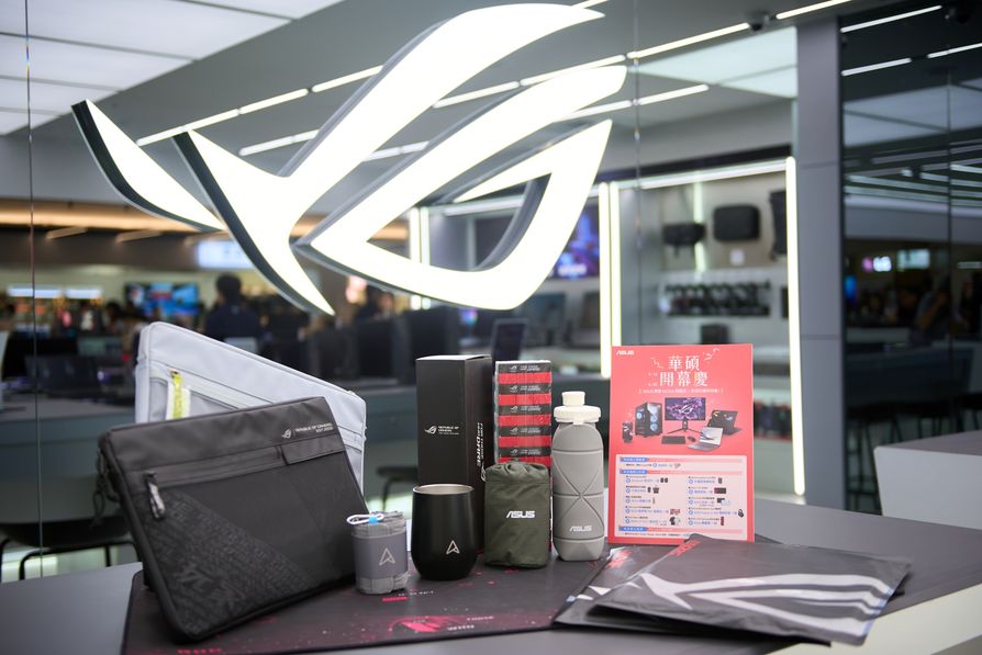6月22日前至ASUS高雄NOVA旗艦店購買指定產品，送行李托特包、ROG潮流短T等好禮。