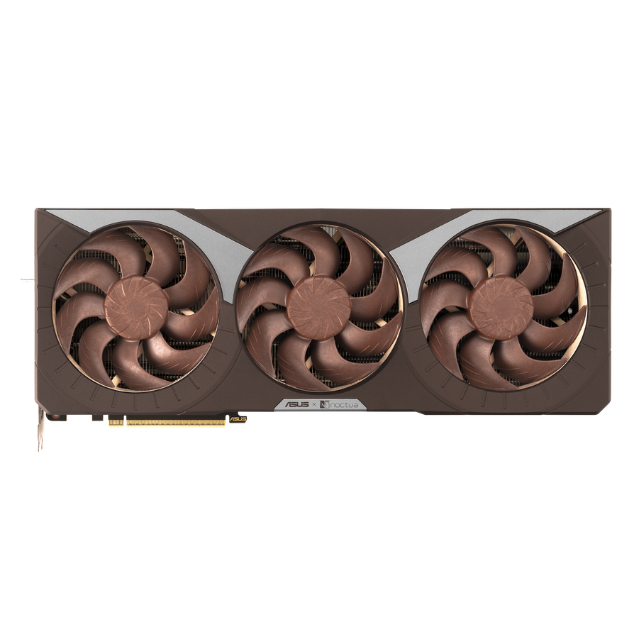 RTX 5080 Noctua Edition 2D render
